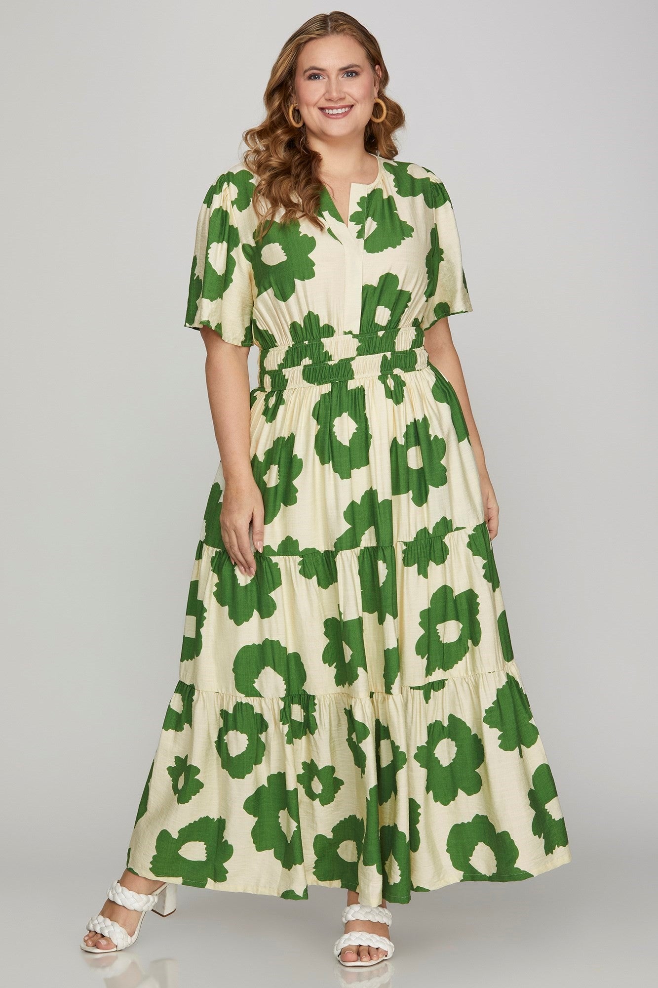 Floral Printed Maxi Dress