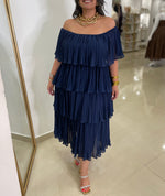 Load image into Gallery viewer, Pleated Midi Dress
