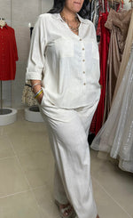 Load image into Gallery viewer, #12 Cream Linen Top
