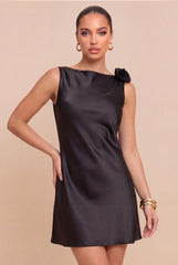 SATIN DRESS