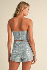Load image into Gallery viewer, Denim Sequins Set
