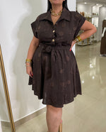 Load image into Gallery viewer, Embroidered Flare Dress
