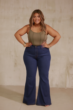 Load image into Gallery viewer, #27 High Waisted Flare Jeans
