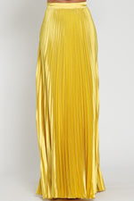 Load image into Gallery viewer, Pleated Gold Skirt

