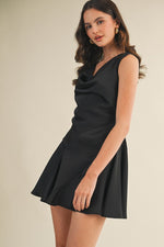 Load image into Gallery viewer, DRAPE NECK DRESS
