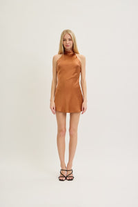 Satin Mini Dress