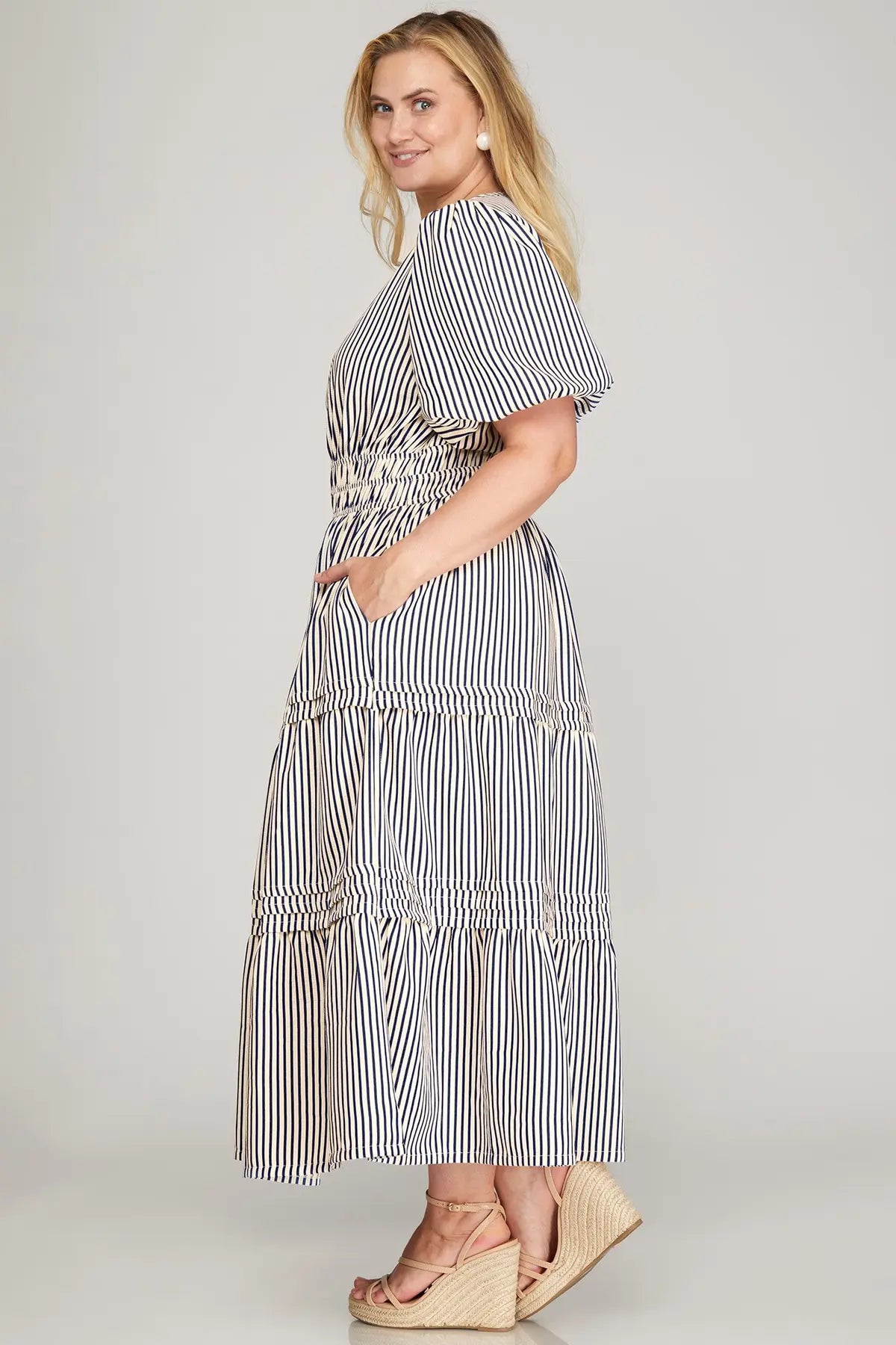#11 Stripes Maxi Dress