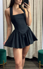Load image into Gallery viewer, MINI CORSET HALTER DRESS
