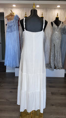 EMBROIDERED MIDI DRESS