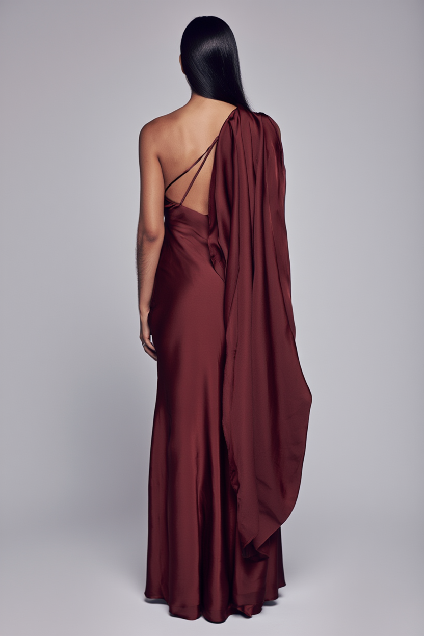Satin Maxi Dress