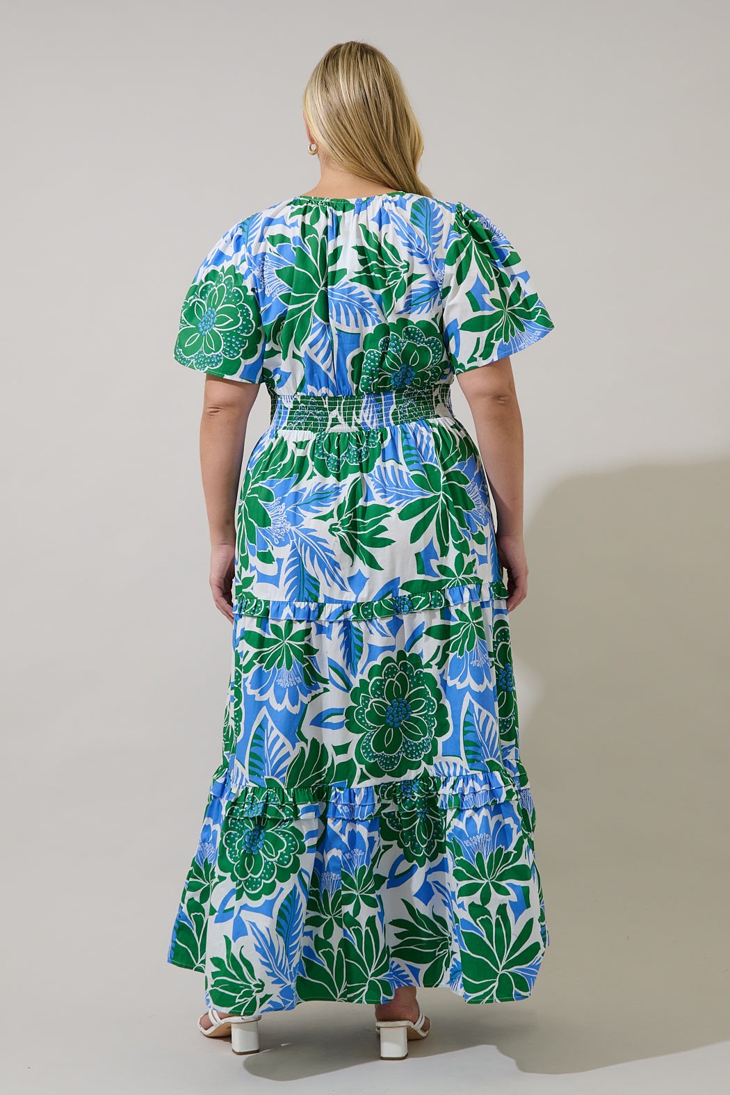 #4 Printed Maxi Dress
