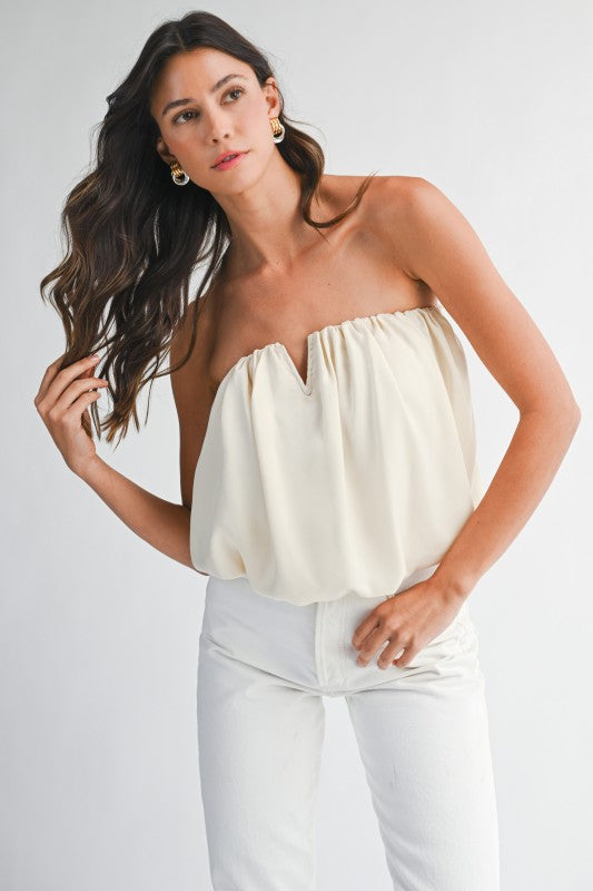 **SALE** STRAPLESS TOP