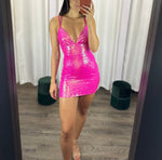 Load image into Gallery viewer, **SALE** SEQUINS MINI DRESS
