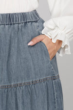 Load image into Gallery viewer, #13 Denim Maxi Skirt
