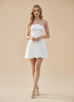 Load image into Gallery viewer, WHITE MINI DRESS
