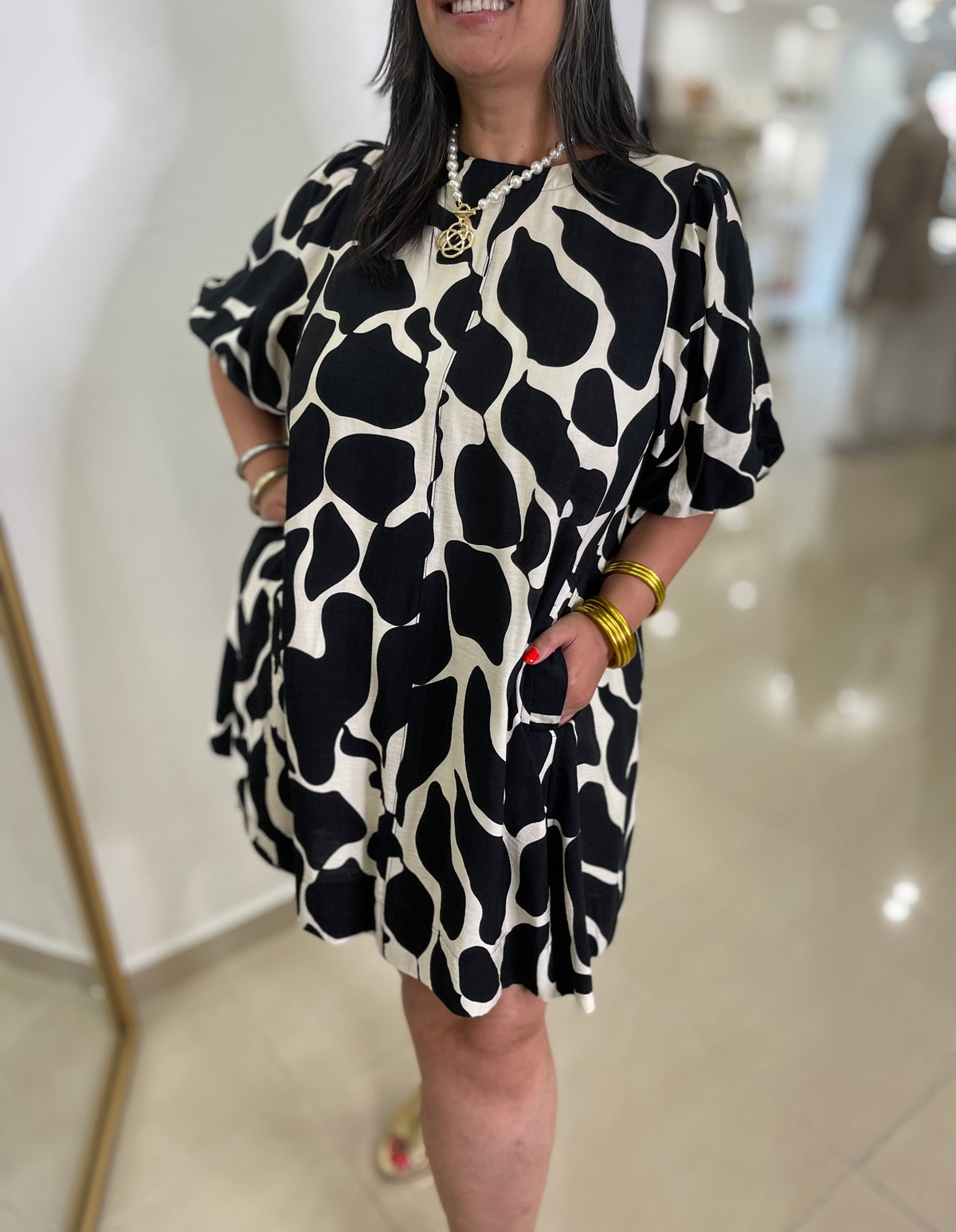 Printed Tunic Dress