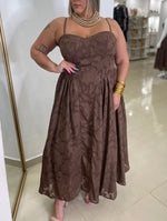Load image into Gallery viewer, Embroidered Midi Dress
