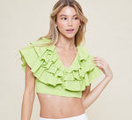 Load image into Gallery viewer, **SALE** RUFFLE TOP
