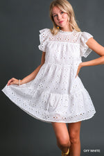 Load image into Gallery viewer, **SALE** Eyelet Tunic Dress
