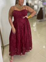 Load image into Gallery viewer, Embroidered Midi Dress
