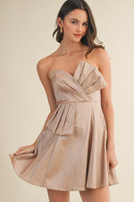 Load image into Gallery viewer, PLEATED TUBE DRESS
