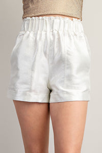 **SALE** METALLIC SHORT