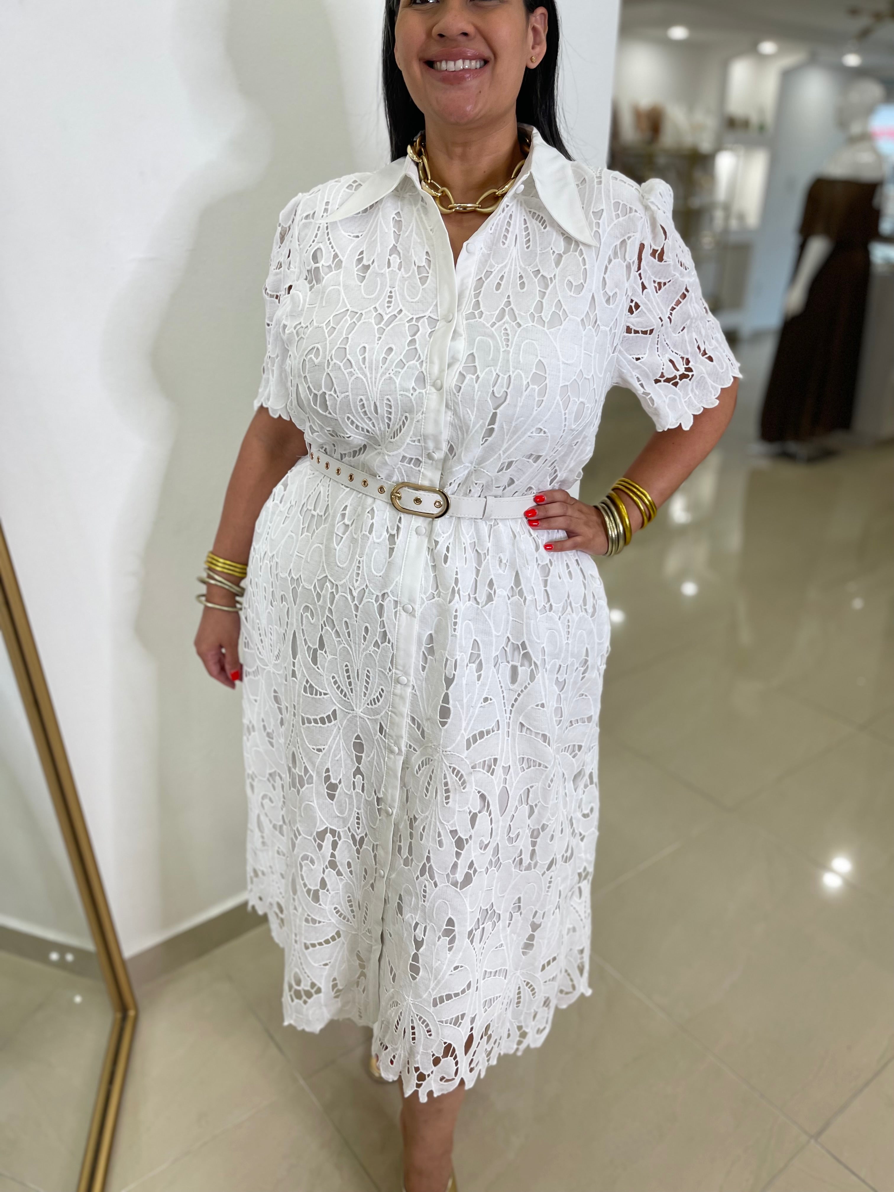 Crochet Midi Dress