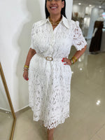 Load image into Gallery viewer, Crochet Midi Dress
