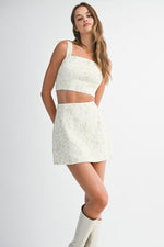 Load image into Gallery viewer, Ivory Sequin Details Set
