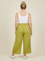 Load image into Gallery viewer, #12 Lime Dots Detail Palazzo Pants
