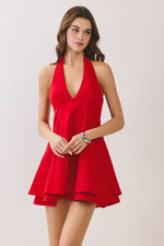 Load image into Gallery viewer, HALTER MINI DRESS
