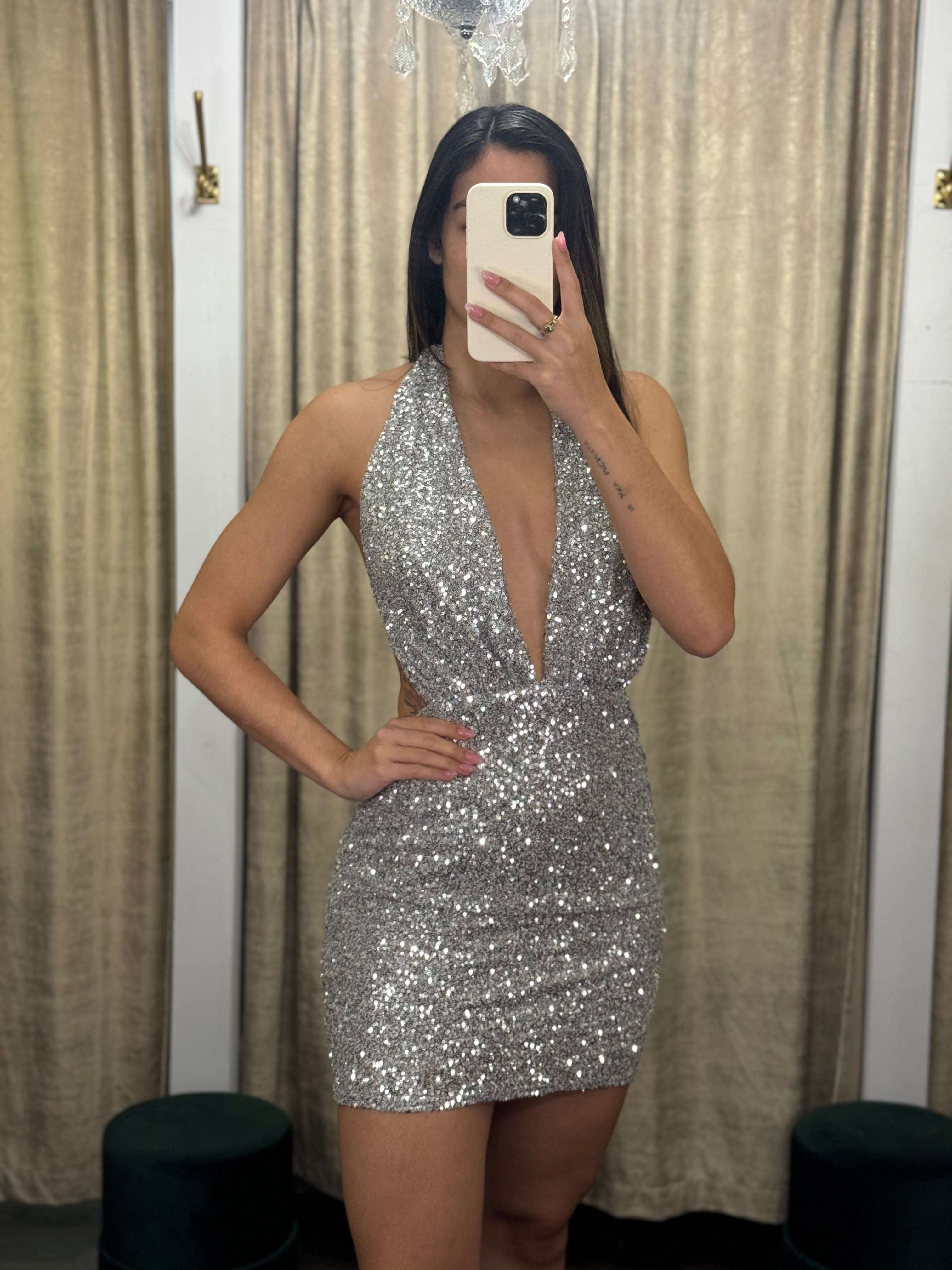 Sequins Mini Dress