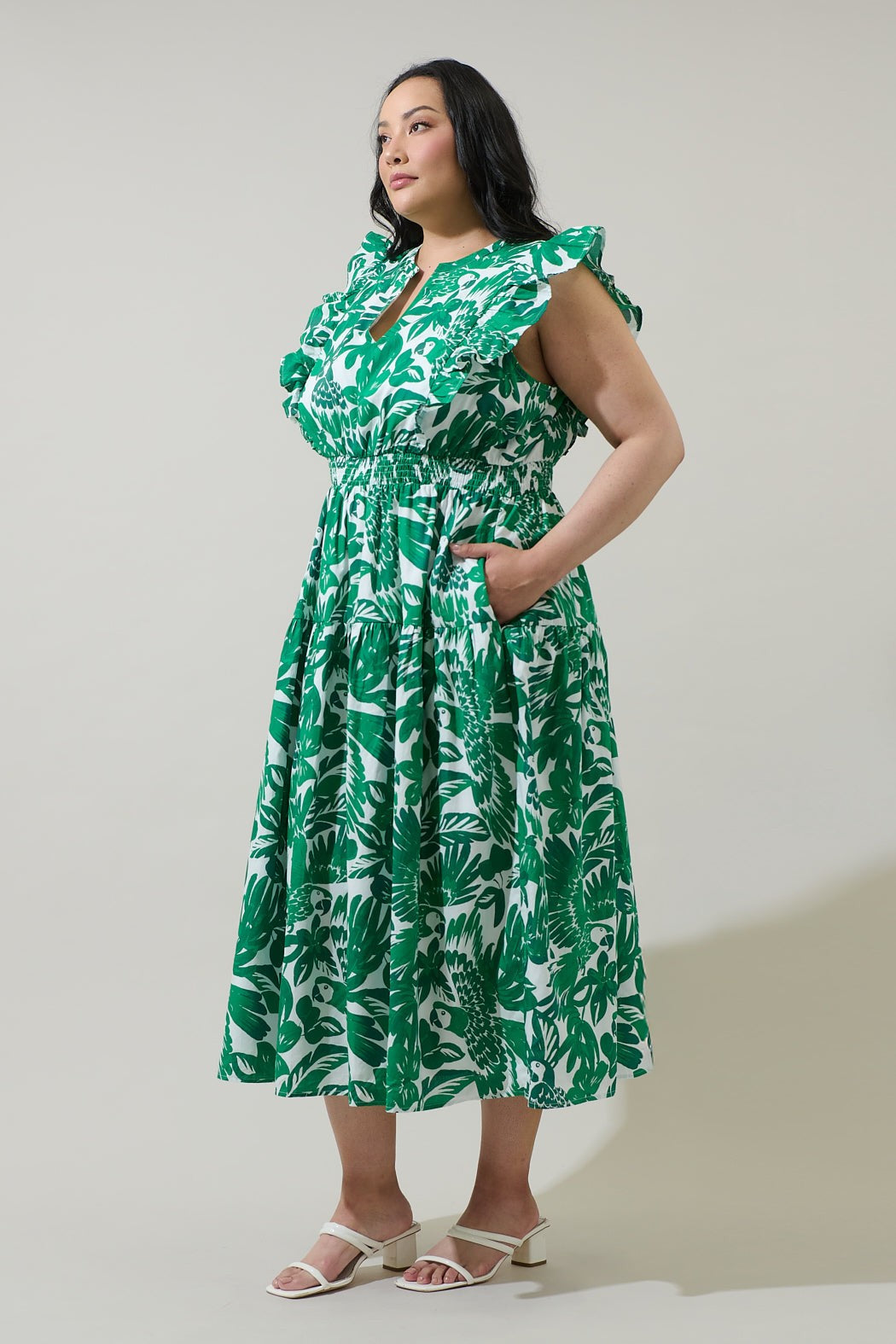 **SALE**Printed Midi Dress