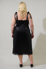 Load image into Gallery viewer, Sequins Midi Dress
