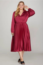 Load image into Gallery viewer, Satin midi Dress
