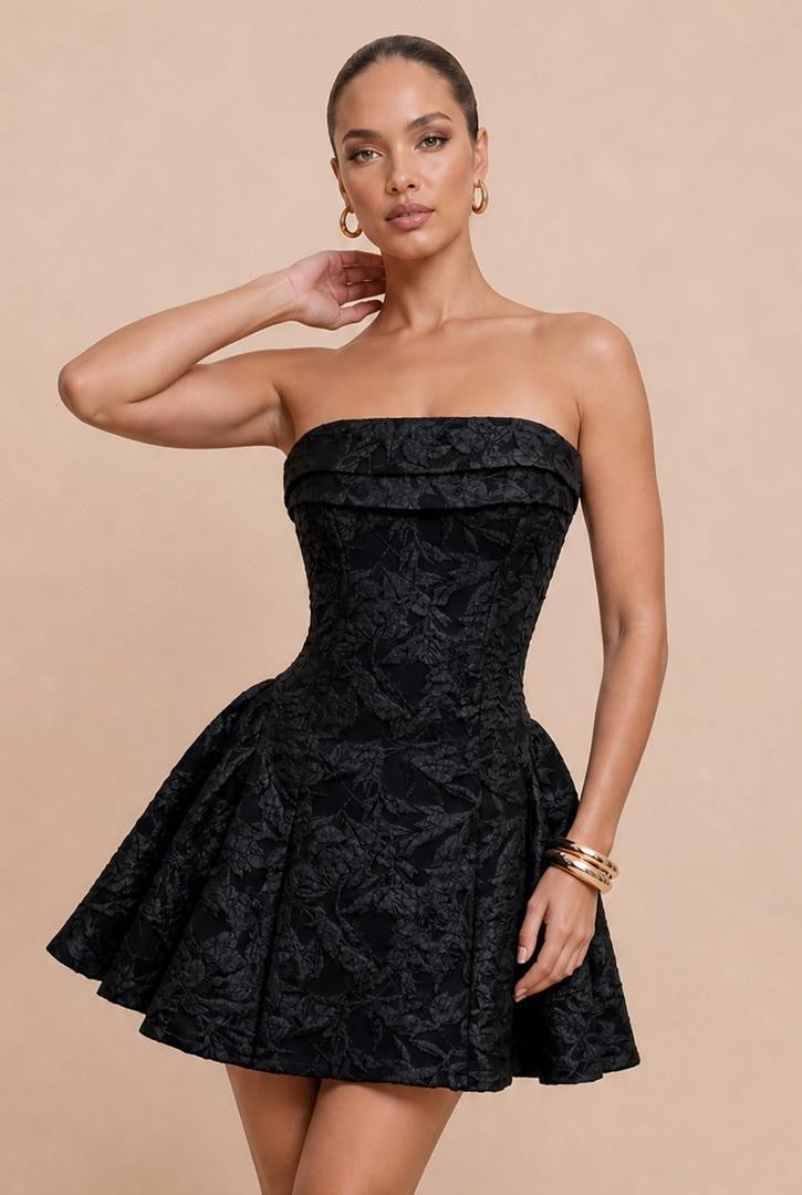 BLACK MINI DRESS