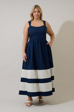 Load image into Gallery viewer, #7 Navy Maxi Dress
