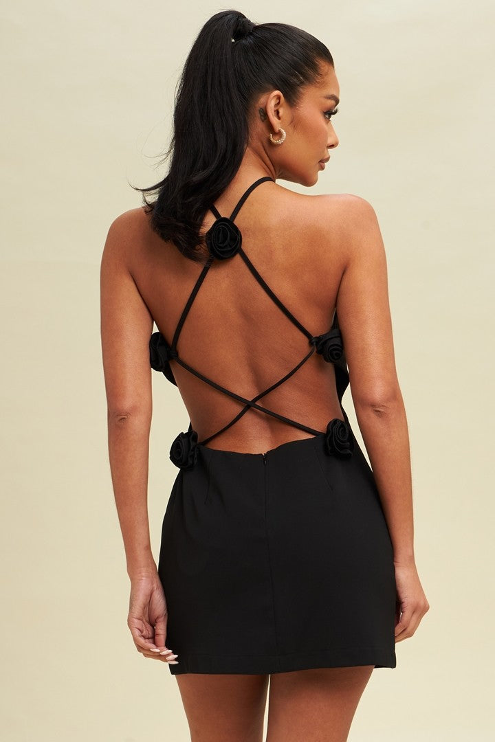 ROSE BACK DRESS
