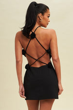 Load image into Gallery viewer, ROSE BACK DRESS
