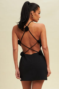 ROSE BACK DRESS
