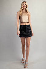 Load image into Gallery viewer, **SALE** METALLIC KNIT CROP TOP

