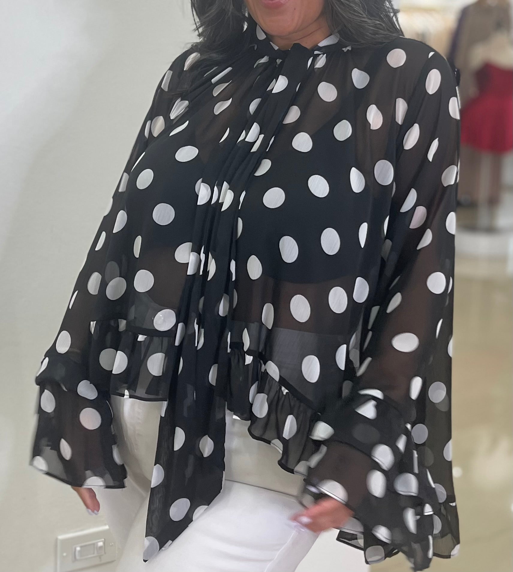 Polka Dots Tunic With Top