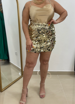 Load image into Gallery viewer, Sequins Skirt
