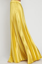 Load image into Gallery viewer, Pleated Gold Skirt
