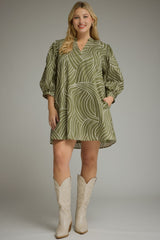 Printed Tunic Dress