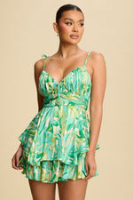 Load image into Gallery viewer, PALMS PRINTED ROMPER
