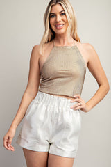 **SALE** METALLIC SHORT