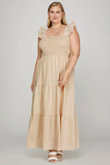 #3 Light Taupe Maxi Dress