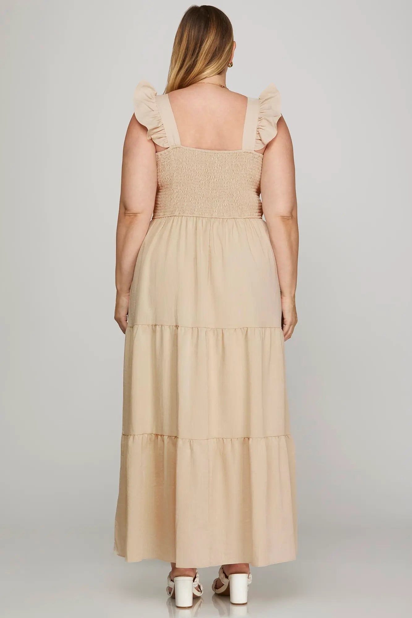 #3 Light Taupe Maxi Dress