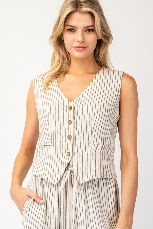 Linen Vest